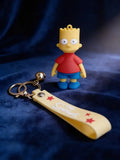 3D PVC Figure Keychain - The Simpsons - Bart Simpson Standing Variant 2