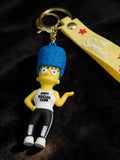 3D PVC Figure Keychain - The Simpsons - Marge Anti Social Club