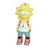 3D PVC Figure Keychain - The Simpsons - Lisa Jordan Outfit