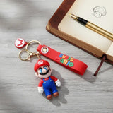 3D PVC Figure Keychain - Super Mario - Classic Mario Standing