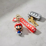 3D PVC Figure Keychain - Super Mario - Chibi Mario Standing