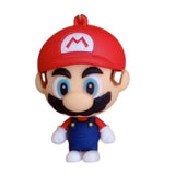 3D PVC Figure Keychain - Super Mario - Chibi Mario Standing