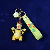 3D PVC Figure Keychain - Super Mario - Bowser Jr Yelling