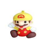 3D PVC Figure Keychain - Super Mario - Fire Mario