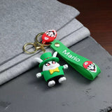 3D PVC Figure Keychain - Super Mario - Topper Broodal Green Suit
