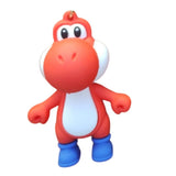 3D PVC Figure Keychain - Super Mario - Red Yoshi