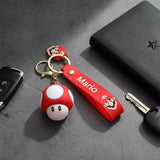 3D PVC Figure Keychain - Super Mario - Super Mushroom