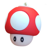 3D PVC Figure Keychain - Super Mario - Super Mushroom