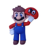 3D PVC Figure Keychain - Super Mario - Mario Holding Cappy