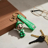 3D PVC Figure Keychain - Super Mario - Green Mario