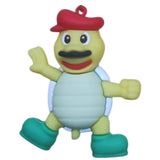 3D PVC Figure Keychain - Super Mario - Koopa Troopa Mario Outfit