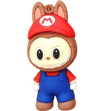 3D PVC Figure Keychain - Super Mario - Cat Mario