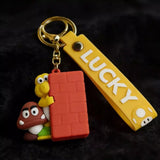 3D PVC Figure Keychain - Super Mario - Goomba Koopa Troopa Brick Block