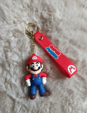 3D PVC Figure Keychain - Super Mario - Mario Hands On Hips