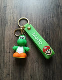 3D PVC Figure Keychain - Super Mario - Yoshi Standing Figure