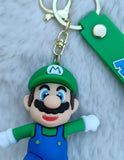 3D PVC Figure Keychain - Super Mario - Luigi Classic Pose