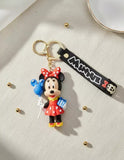 3D PVC Figure Keychain - Mickey and Friends - Minnie Mouse With Balloon Gift