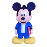 3D PVC Figure Keychain - Mickey and Friends - Mickey Holding Book