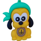 3D PVC Figure Keychain - Mickey and Friends - Pluto Nautical Outfit