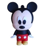 3D PVC Figure Keychain - Mickey and Friends - Chibi Mickey Classic Outfit