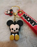 3D PVC Figure Keychain - Mickey and Friends - Chibi Mickey Sitting