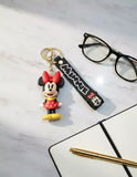 3D PVC Figure Keychain - Mickey and Friends - Minnie Mouse Classic Standing