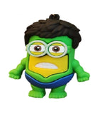 3D PVC Figure Keychain - Minions - Hulk Minion