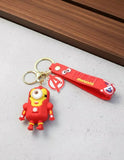 3D PVC Figure Keychain - Minions - Iron Man Minion