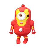 3D PVC Figure Keychain - Minions - Iron Man Minion