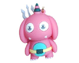 3D PVC Figure Keychain - Monster University - Squishy Scare Games Outfit