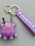 3D PVC Figure Keychain - Monster University - Art Wide Mouth