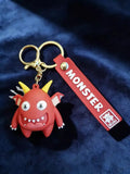 3D PVC Figure Keychain - Monster University - Art Red Horned Winged