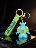3D PVC Figure Keychain - Monsters Inc - Sulley OK Shirt