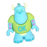 3D PVC Figure Keychain - Monsters Inc - Sulley OK Shirt