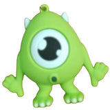 3D PVC Figure Keychain - Monsters Inc - Mike Wazowski Standing