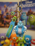 3D PVC Figure Keychain - Monsters Inc - Sulley Letterman Jacket