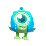 3D PVC Figure Keychain - Monsters Inc - Mike Wazowski Varsity Jacket
