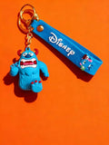 3D PVC Figure Keychain - Monsters Inc - George Sanderson Screaming Pose