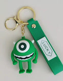 3D PVC Figure Keychain - Monsters Inc - Chibi Mike Wazowski Variant 2