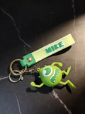 3D PVC Figure Keychain - Monsters Inc - Mike Wazowski Scaring Pose