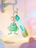 3D PVC Figure Keychain - Monsters Inc - Mike Wazowski Arms Akimbo