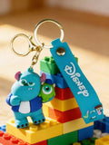 3D PVC Figure Keychain - Monsters Inc - Sulley Holding Mike Monsters U