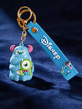 3D PVC Figure Keychain - Monsters Inc - Sulley Holding Mike