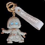 3D PVC Figure Keychain - Moon Knight - Chibi Moonarangs