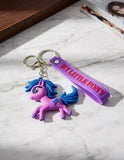 3D PVC Figure Keychain - My Little Pony - Lightning Dust Running