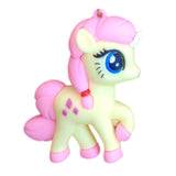 3D PVC Figure Keychain - My Little Pony - Rarity Pink Mane Unicorn