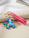 3D PVC Figure Keychain - My Little Pony - Rainbow Dash Trotting