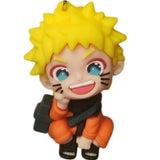 3D PVC Figure Keychain - Naruto - Chibi Crouching Smiling
