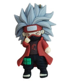 3D PVC Figure Keychain - Naruto - Young Kakashi Red Coat