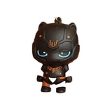 3D PVC Figure Keychain - Pantera Negra Superheroes - Chibi Black Panther Variant 2